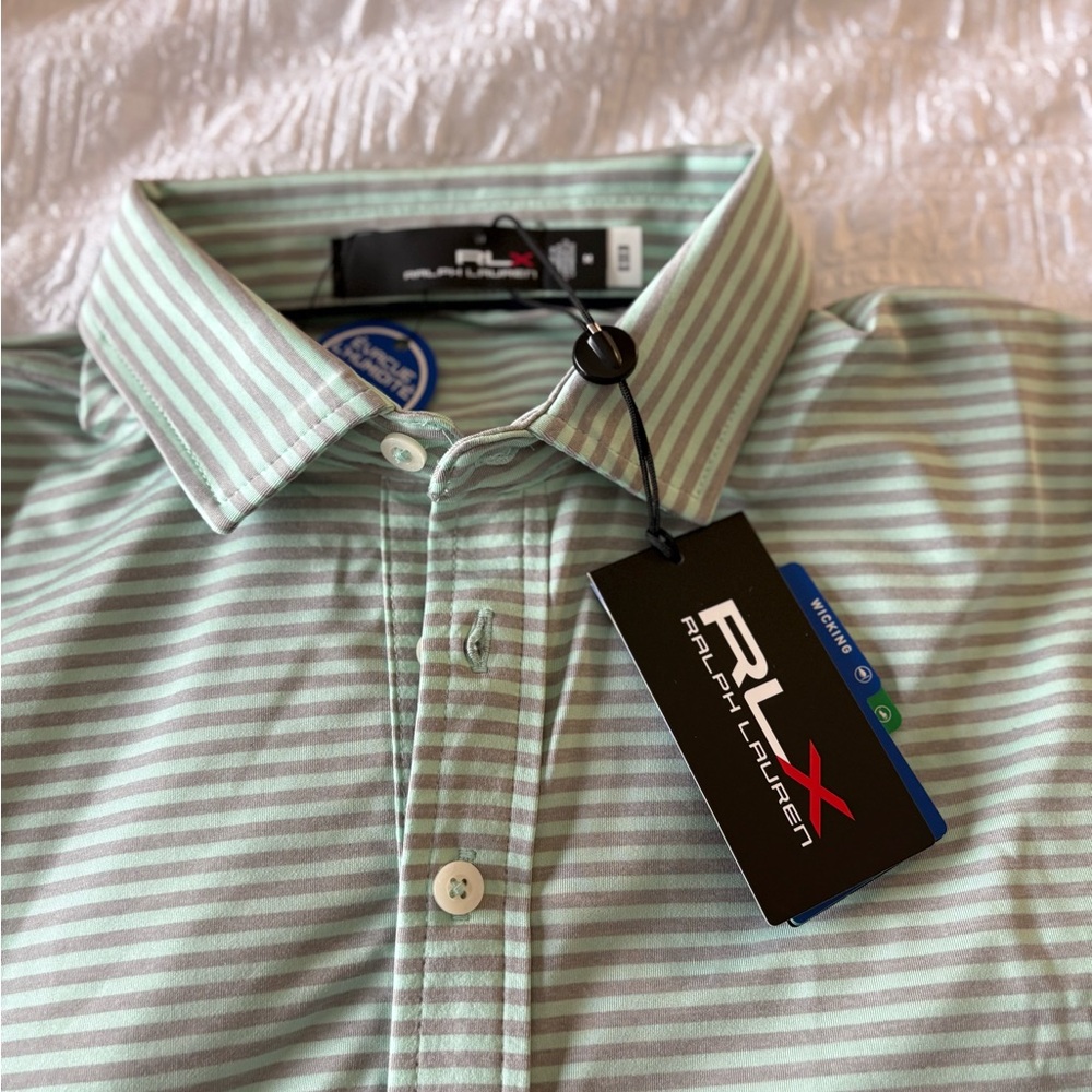 Ralph Lauren Mint Striped Casual Shirt